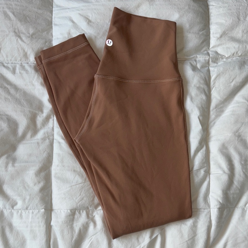 Lululemon align leggings size 4 saddle brown